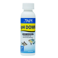 API pH DOWN: botella de 4 onzas lista para reducir el pH en agua dulce