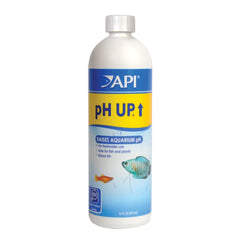 API pH UP 16 oz frente a la etiqueta, lista para subir pH del acuario