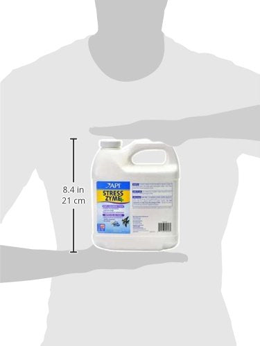 API Stress Zyme etiqueta del producto para cuidado seguro del acuario