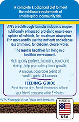 API Tropical Mini Pellets ofrecen nutrición completa para peces tropicales de acuario.