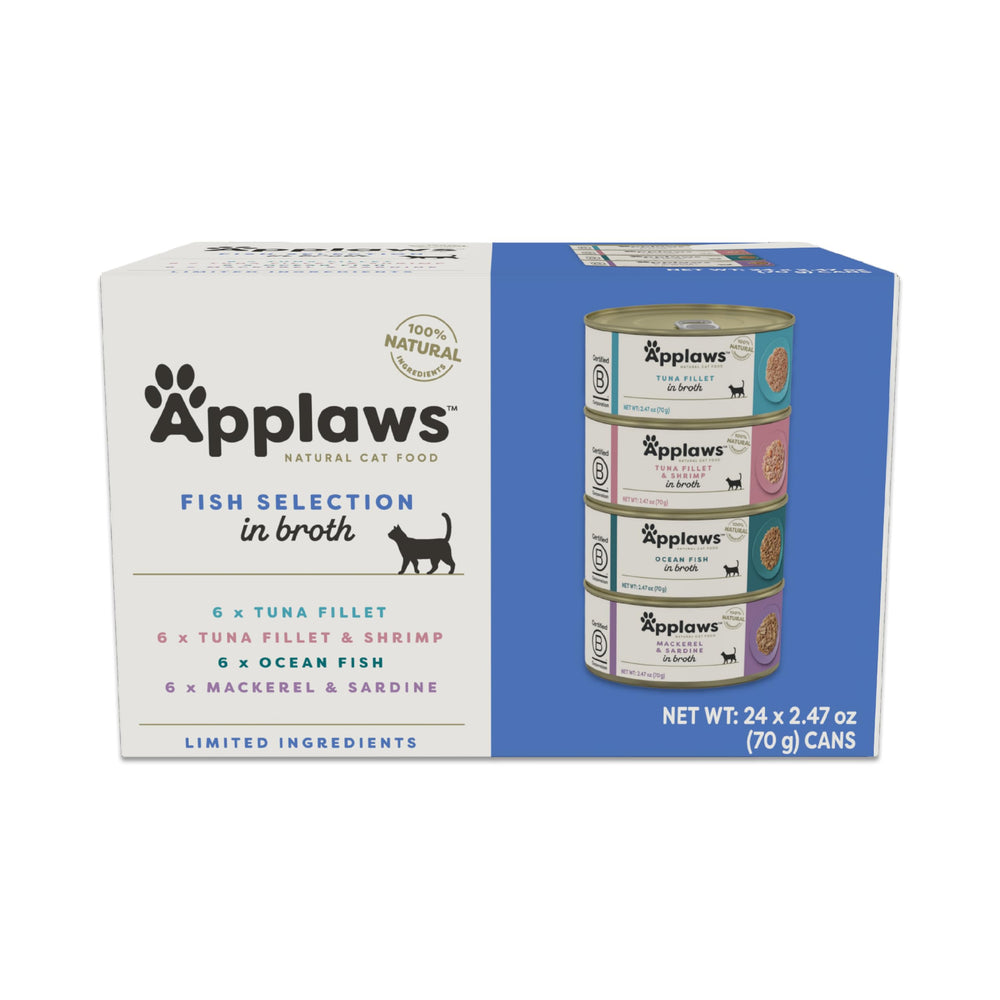 Applaws filete de atún en lata, proteína real para el paladar felino.