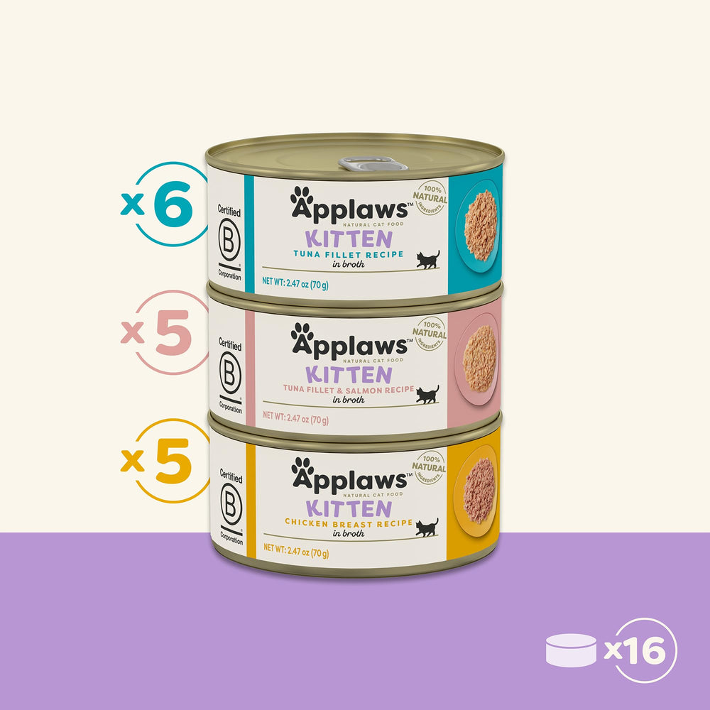 Applaws Gatito: variedad en caldo, humedad agradable para comer.