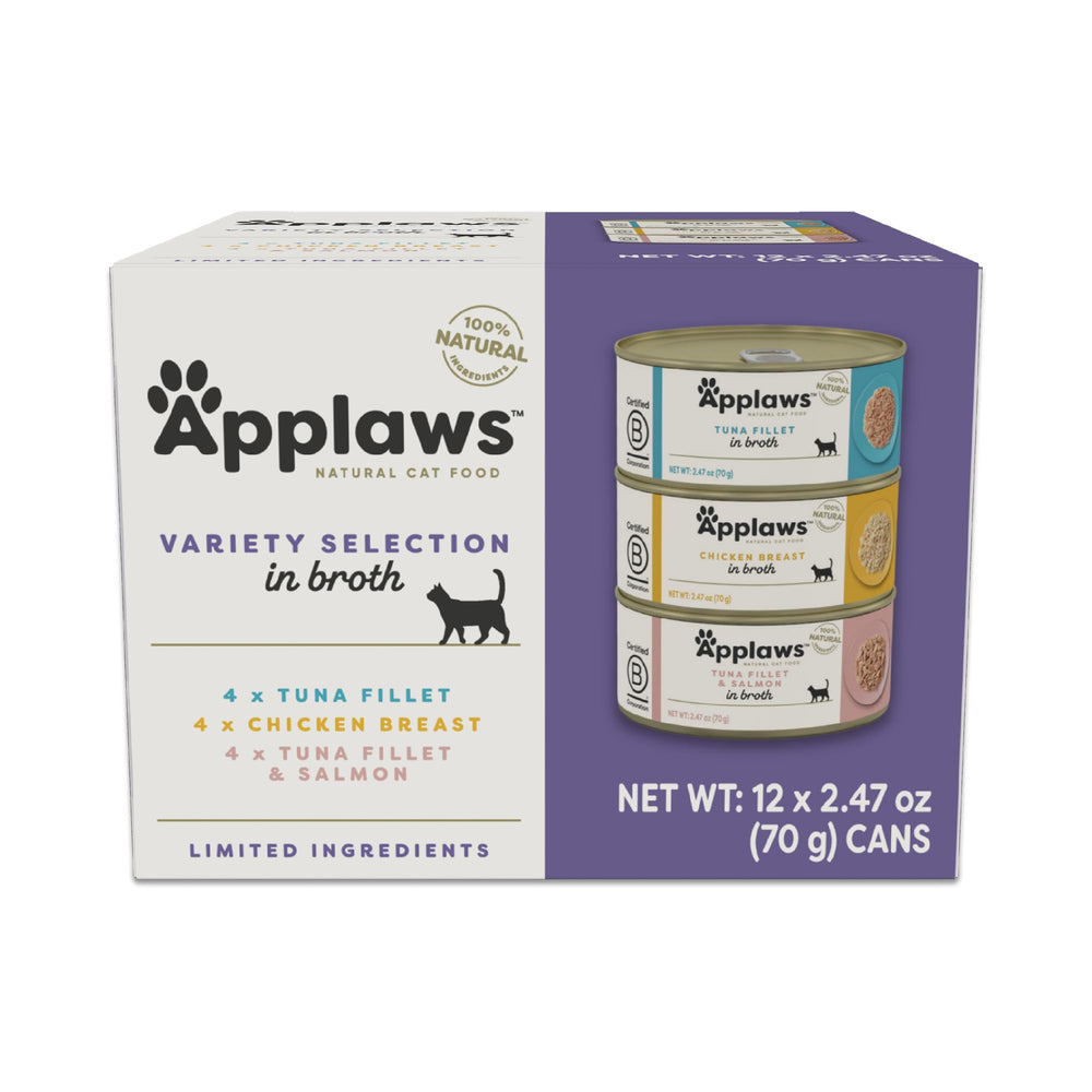 Applaws gato: lata de atún, proteína real y sabor natural para su paladar.
