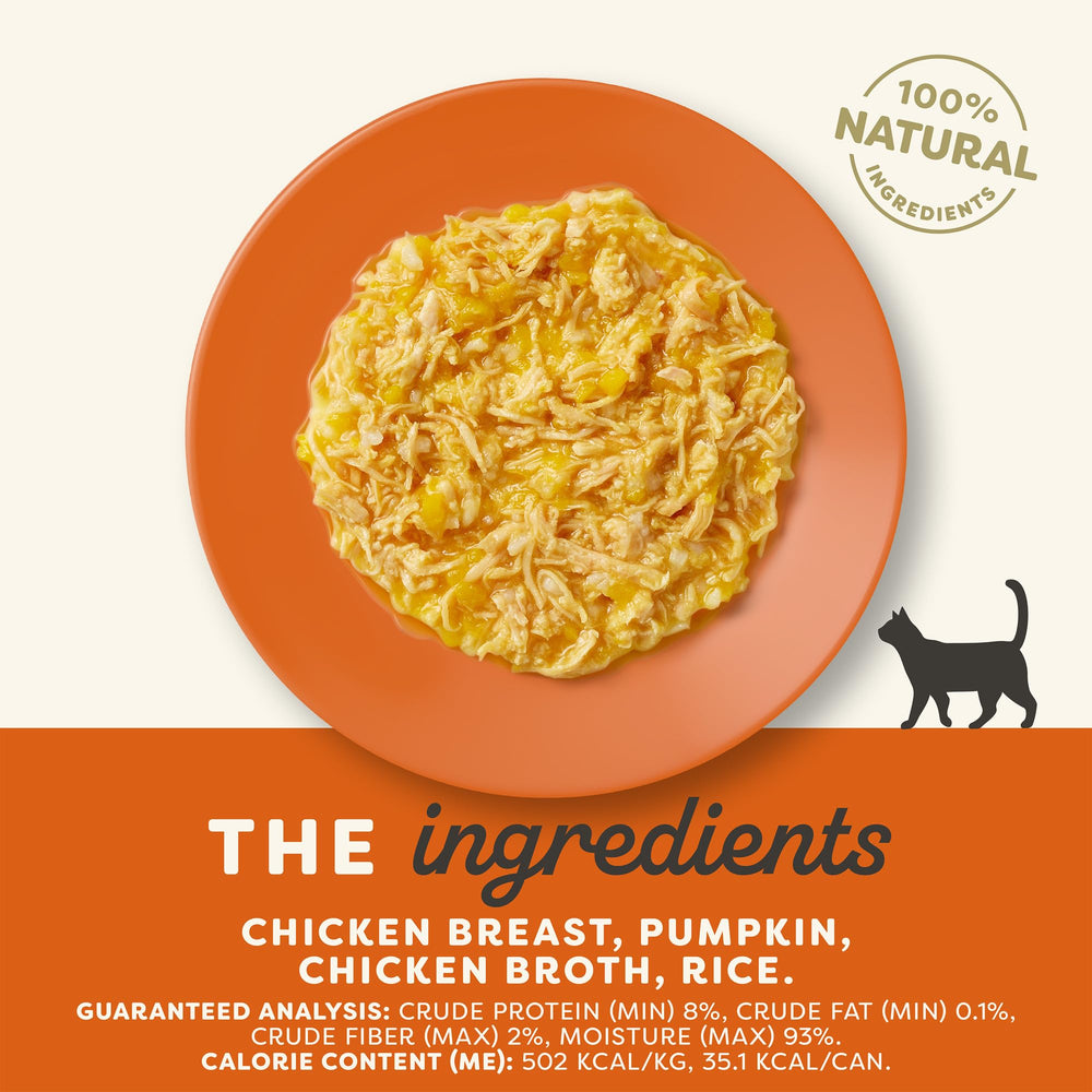 Applaws, trozos de pollo en caldo para gatos, textura atractiva.