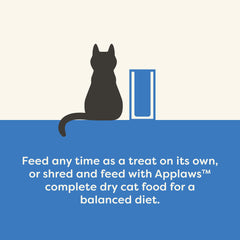 Recompensa natural de salmón entero para gatos exigentes.