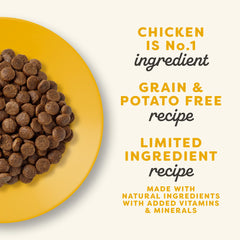 Alimento seco Applaws con ingredientes limitados para digestión suave.