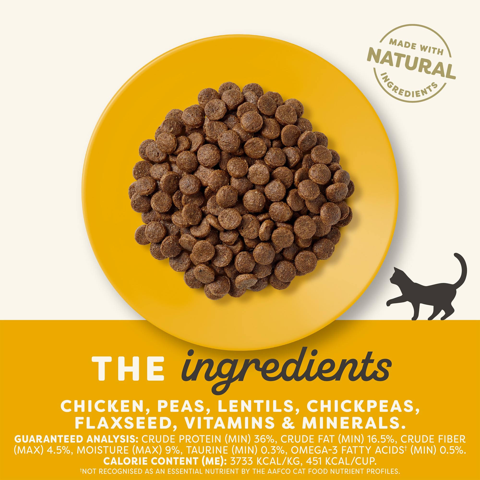 Applaws alimento seco para gatos, proteína alta para vitalidad.