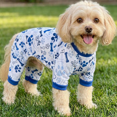 Onesie calmante para perros, tejido hipoalergénico suave para la piel.