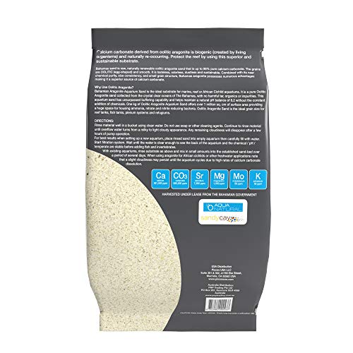 Aqua Natural aragonita oolítica: capacidad amortiguadora para pH estable