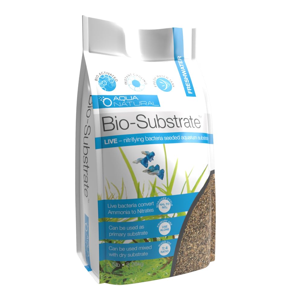 Aqua Natural Delta Sand, substrato bioactivo para acuarios, favorece bacterias nitrificantes y un ciclo estable.