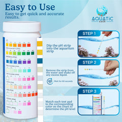 Tabla de colores Aquatic Eden para lectura precisa de pruebas de agua.