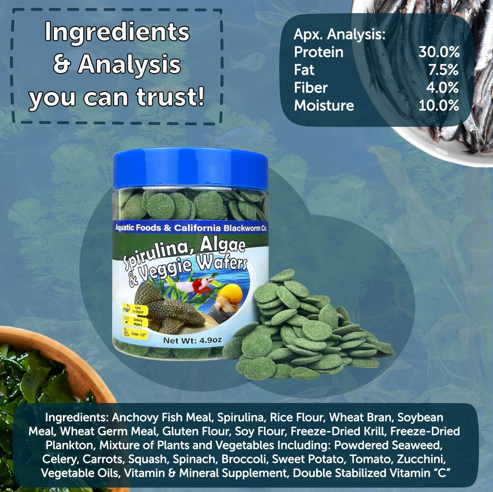 Aquatic Foods Inc. envase de 4,9 oz para alimentación diaria