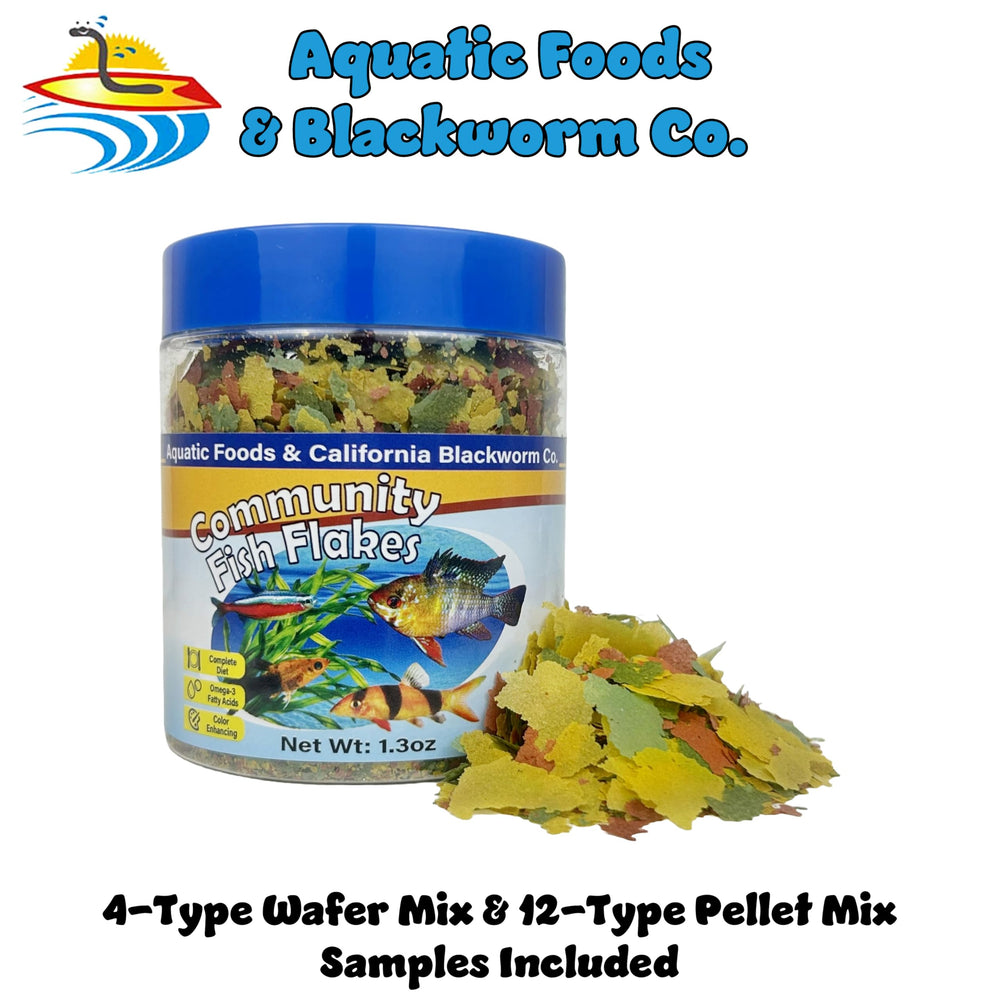 Aquatic Foods Inc. copos para pez guppy, nutrición para colores vivos.
