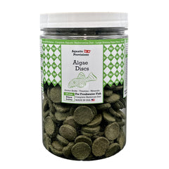 Aquatic Provisions discos de algas 16 oz hundidos en 18 mm, alimento para peces herbívoros.