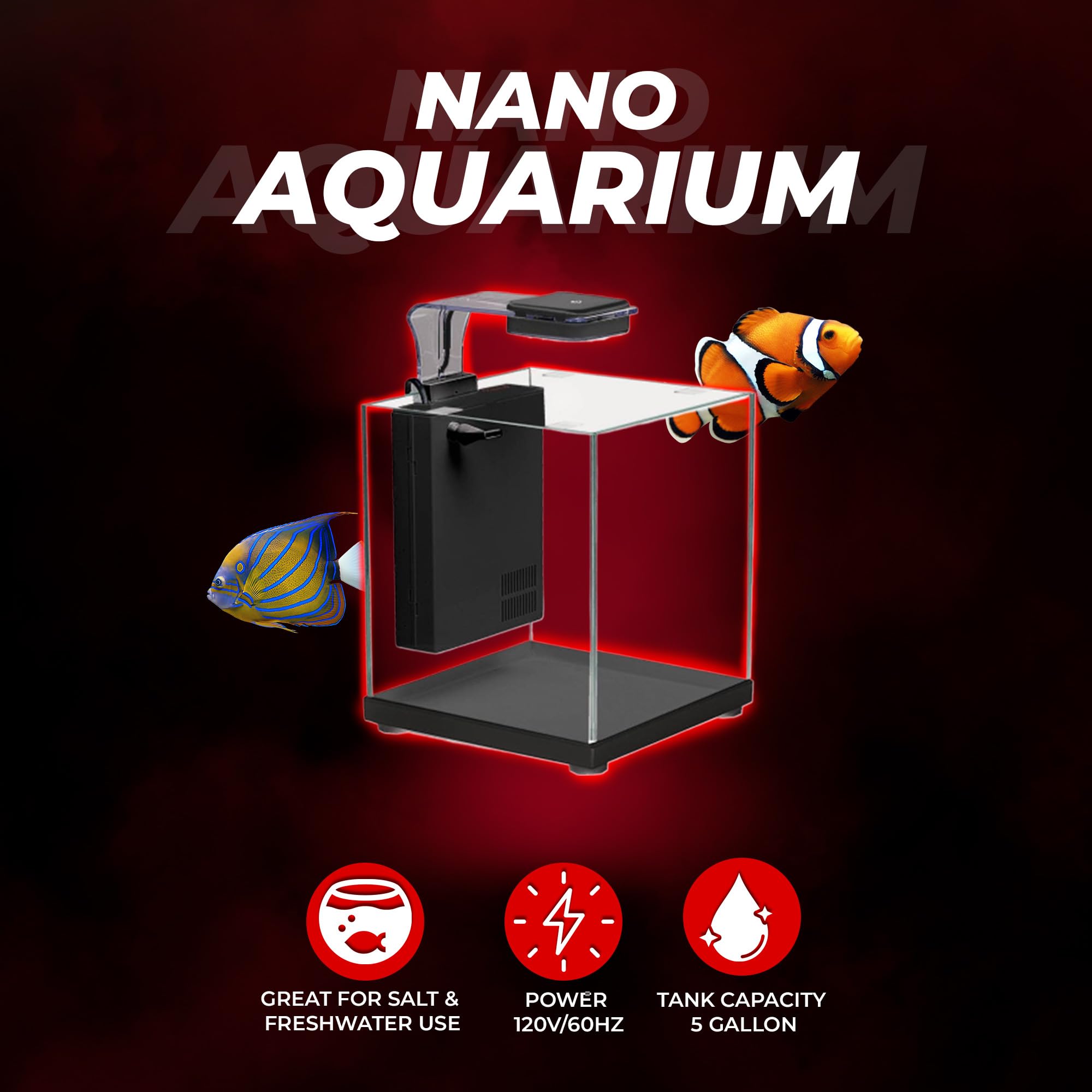 Aquatop Pisces compatible con agua salada y dulce, versátil