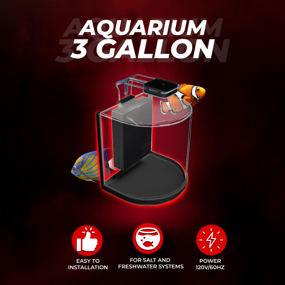 Acuario Aquatop Pisces Tamaño compacto para cualquier habitación.