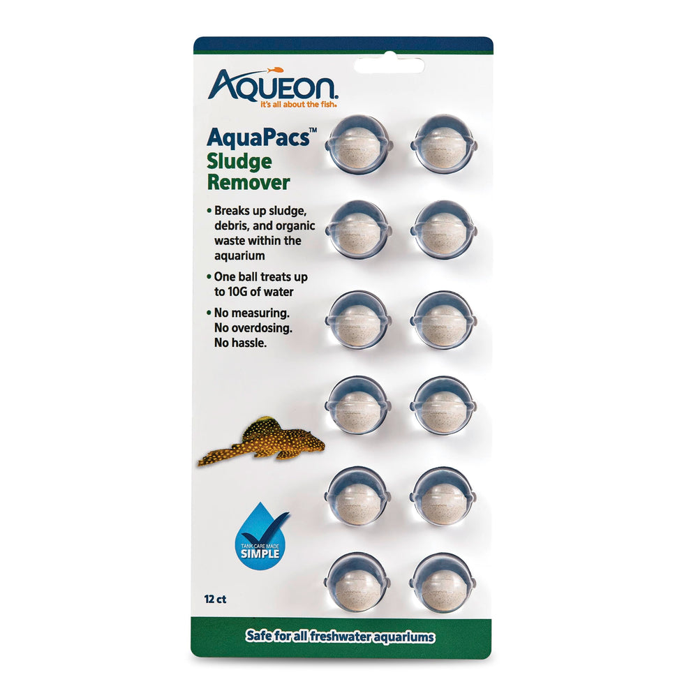 Aqueon AquaPacs El eliminador de lodo, bola de 10 g para reducir el lodo en el acuario