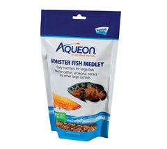 Aqueon mezcla para peces grandes en bolsa hermética, fácil de alimentar diariamente