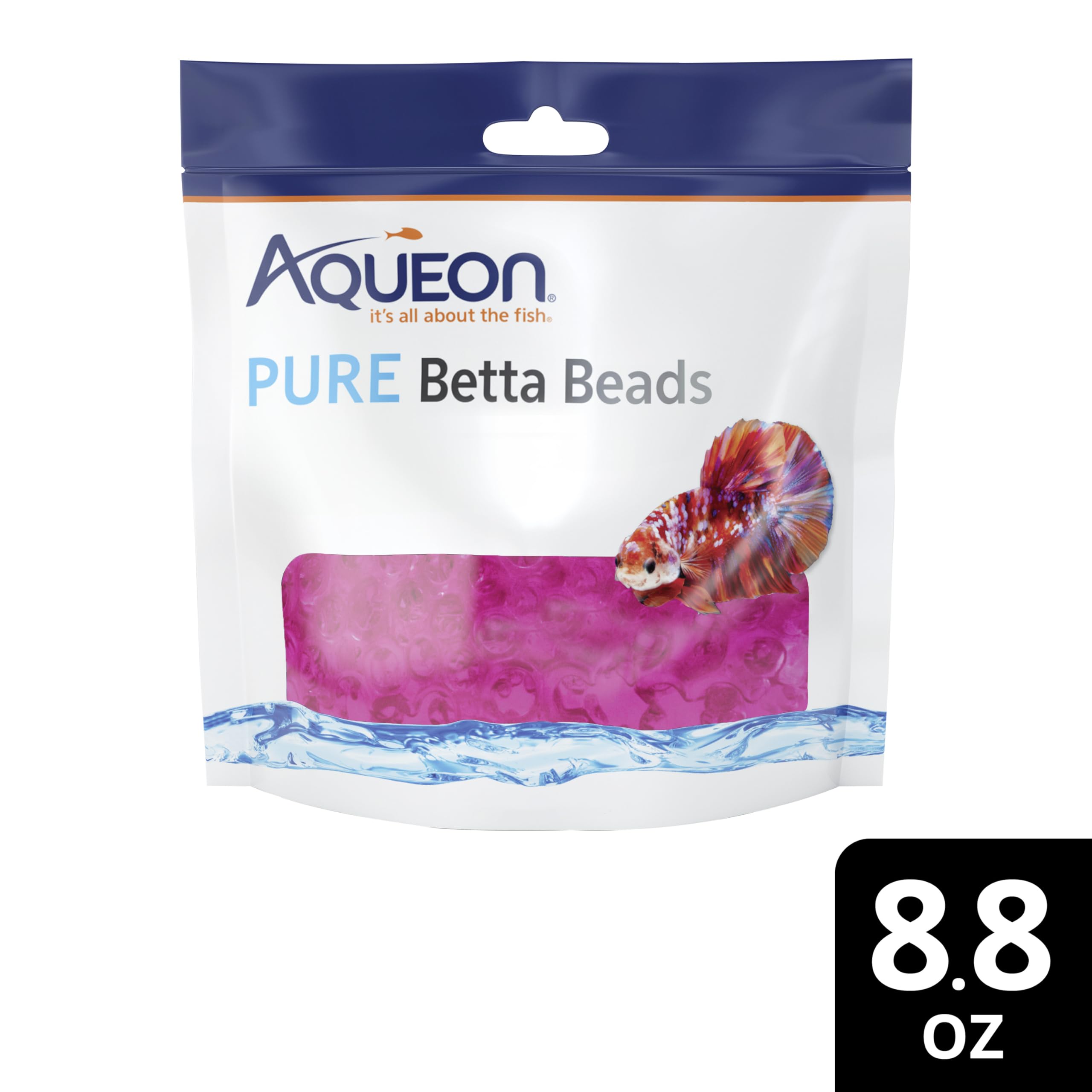 Bolas Betta Aqueon PURE permiten juego tipo bola pit para bettas exploradores.