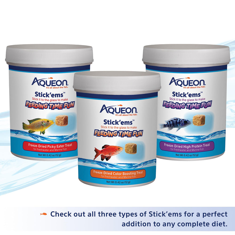 Aqueon Stick’ems mejora la hora de alimentación con interacción