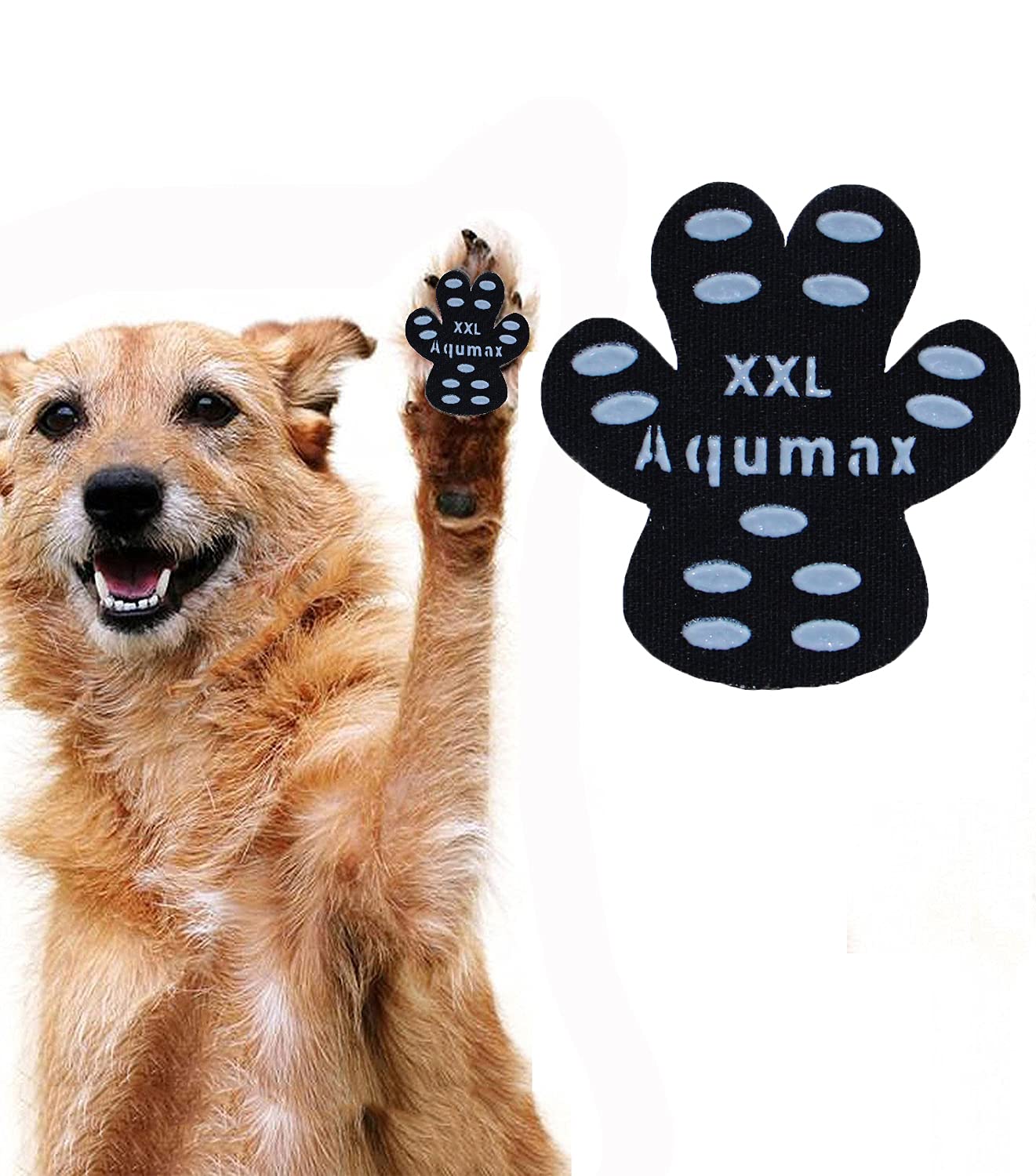 Aqumax protector-patas-perro: mayor tracción en suelos lisos para patitas.