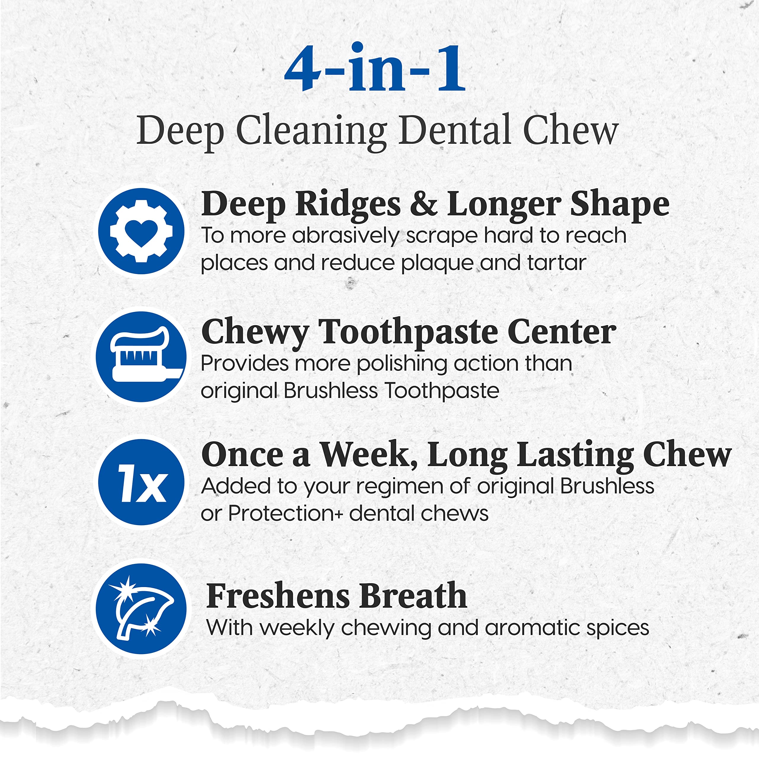Ark Naturals Extreme Clean: masticable para raza grande con limpieza de dientes y placa.
