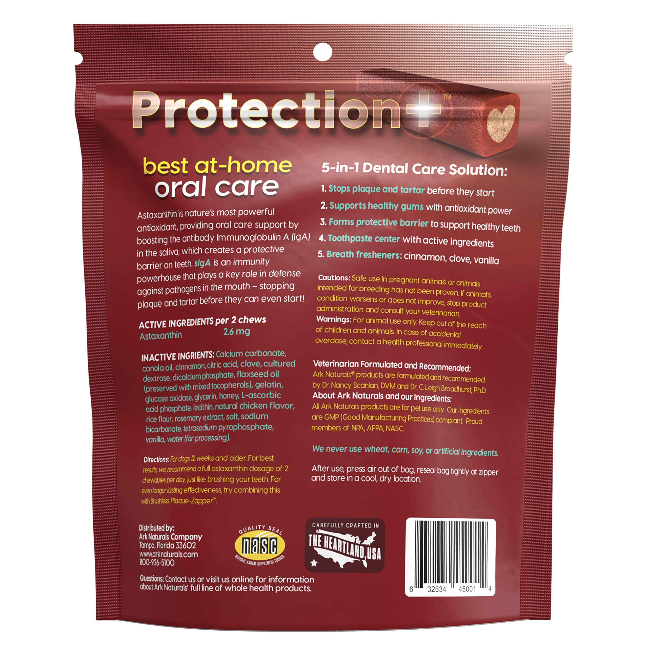 ARK NATURALS Protection Plus mastic dental externo con centro de pasta para perros