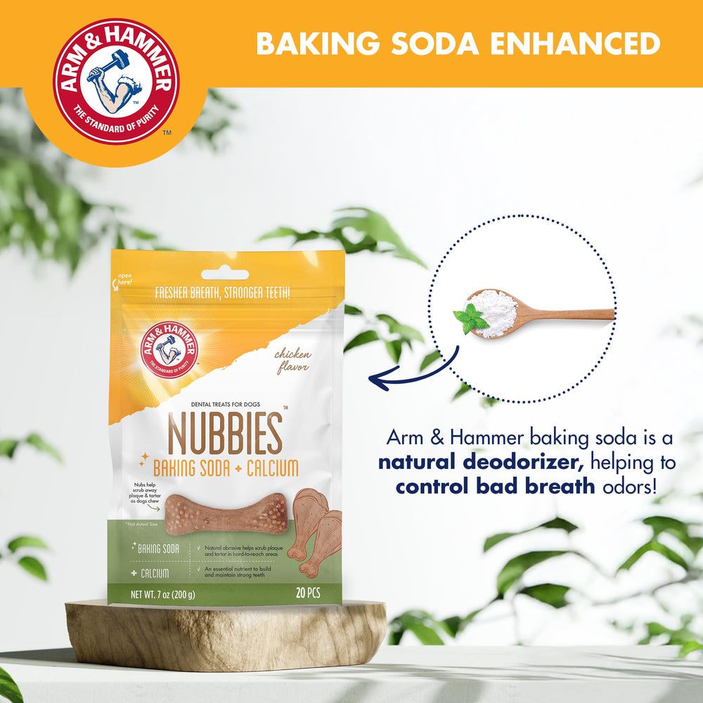 Arm & Hammer Nubbies para Mascotas: aliento más fresco tras cada mordida.