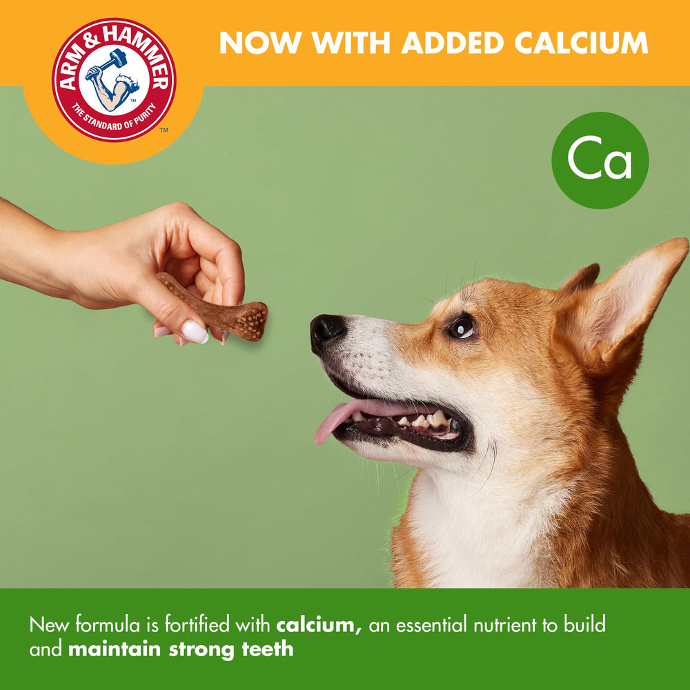 Arm & Hammer Nubbies para Mascotas: calcio para dientes más fuertes durante la rutina.