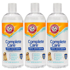 Arm & Hammer aditivo dental en botella para perros, facilita cuidado diario.