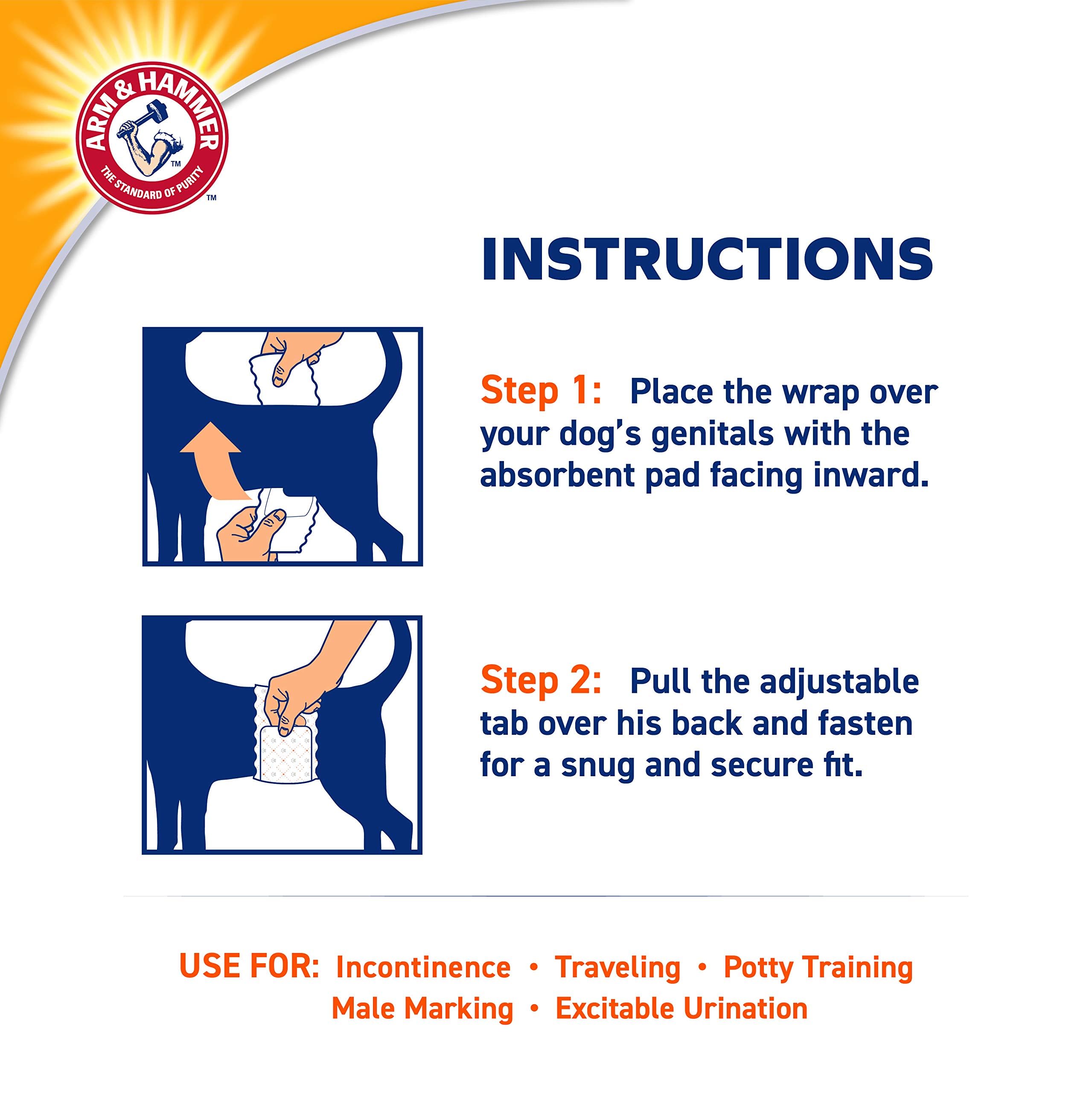 Arm & Hammer Bandas descartables para entrenamiento y marcaje en casa.