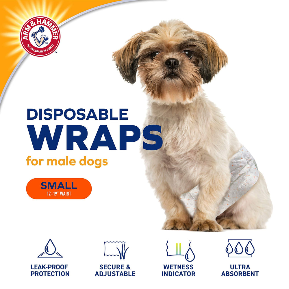 Arm & Hammer Bandas para Macho Pequeño protegen suelos con barrera.