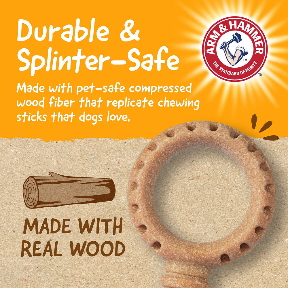 Arm & Hammer Barkies Ring, diseño de 5,5 pulgadas para perros medianos y grandes