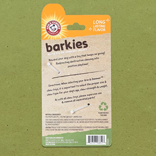 Arm & Hammer Barkies Ring, sin astillas, opción segura para mordidas largas