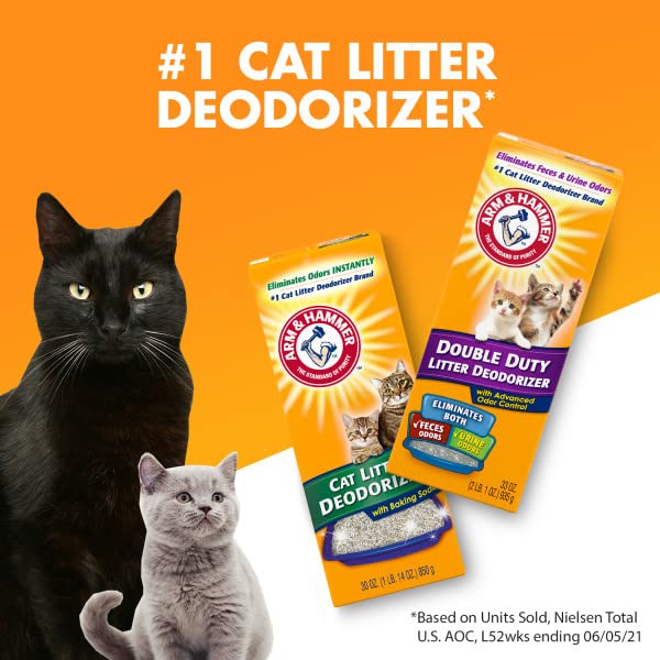Arm & Hammer bicarbonato de sodio para arena de gatos, neutraliza olores al instante.