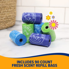 Bolsas Arm & Hammer compatibles con dispensadores.