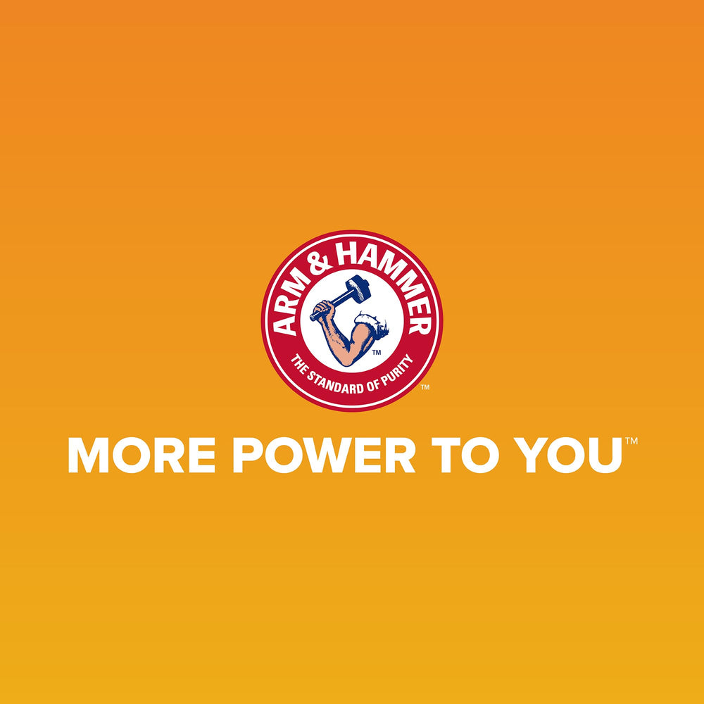 Uso en exteriores para limpieza del patio con Arm & Hammer