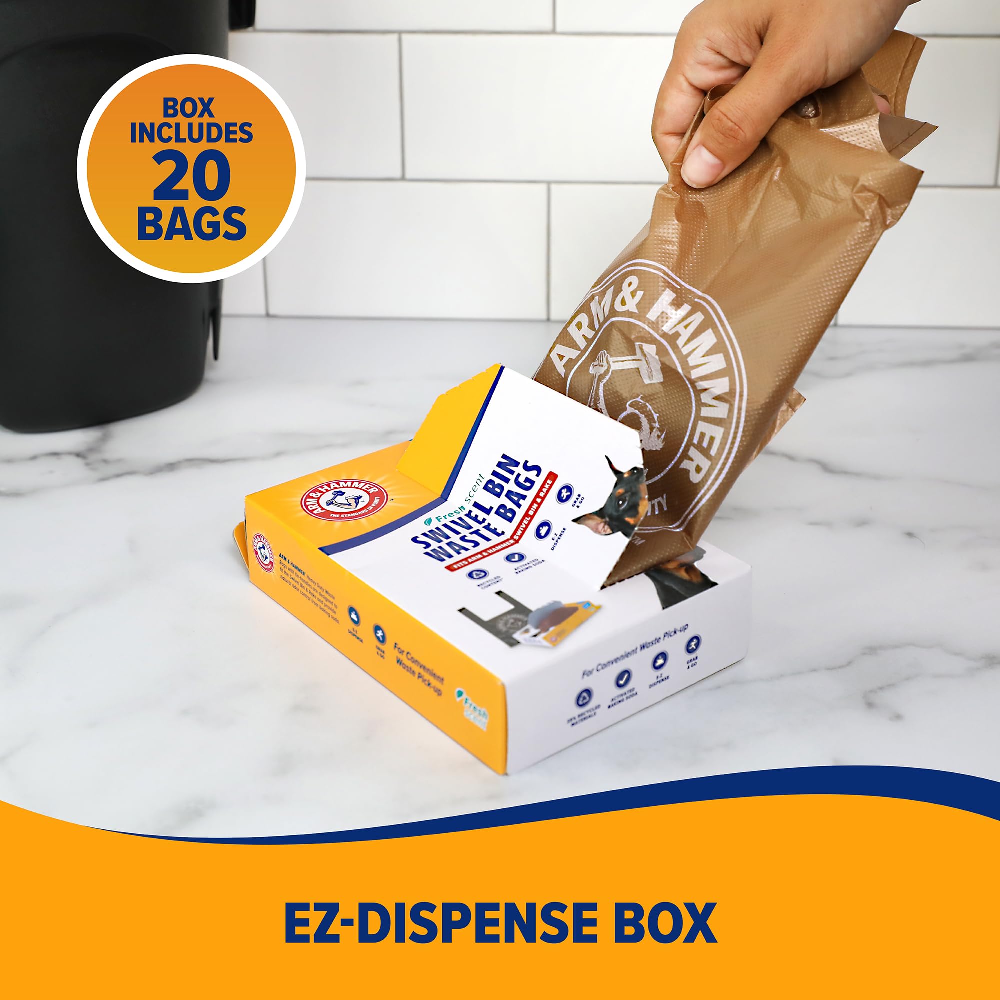Bolsas de gran capacidad Arm & Hammer para patios grandes