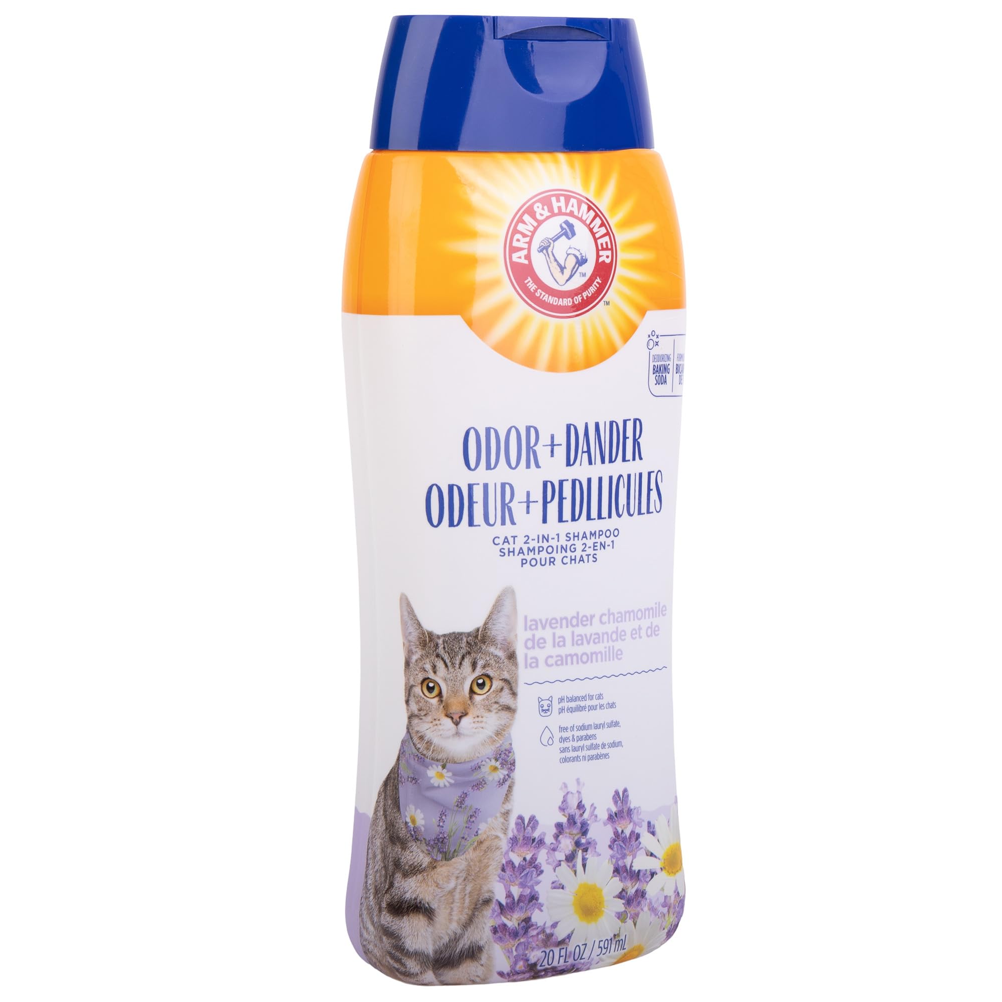 Champú Arm & Hammer para gatos hidrata la piel seca y mejora el aspecto del pelaje