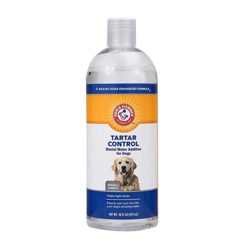 Arm & Hammer Clinical Care Dental Rinse, botella de 16 onzas para perros, uso diario.