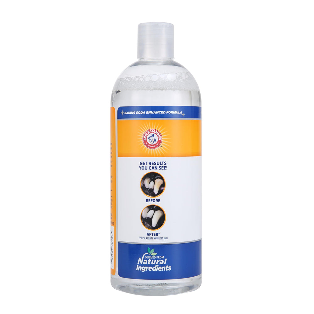 Arm & Hammer Dental Rinse práctico para hogares con varias mascotas.