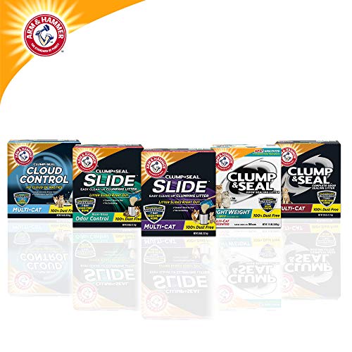 ARM & HAMMER Clump & Seal durabilidad de los grumos para limpieza rápida.