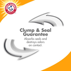 ARM & HAMMER Clump & Seal grumos duros para limpieza fácil.