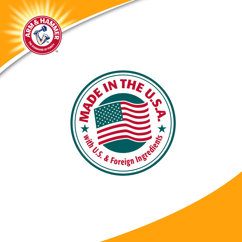 ARM & HAMMER Clump & Seal polvo reducido al verter y recoger.