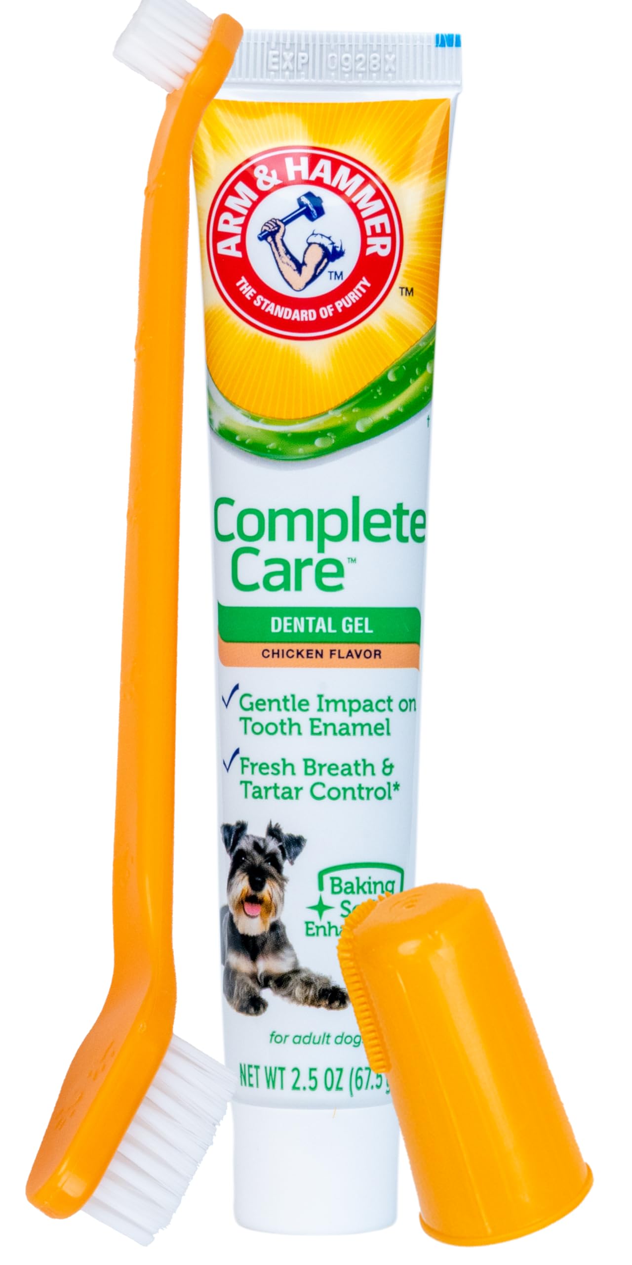 Arm & Hammer Complete Care Gel para perros, kit dental, limpieza suave.