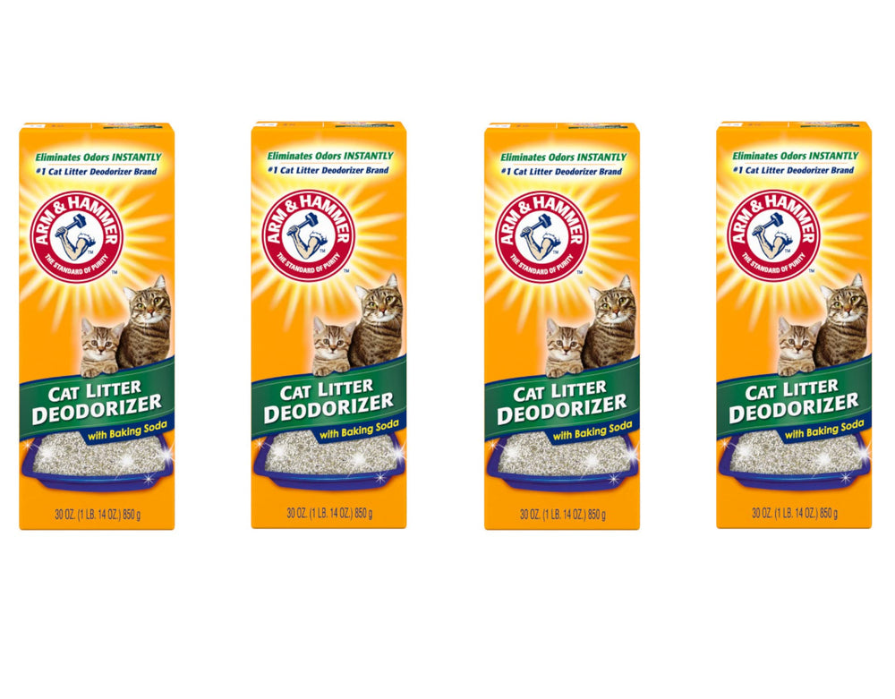 Arm & Hammer desodorante para arena de gatos, enfoque desodorizante, mantiene la caja fresca tras cada uso.