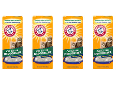 Arm & Hammer desodorante para arena de gatos, enfoque desodorizante, mantiene la caja fresca tras cada uso.
