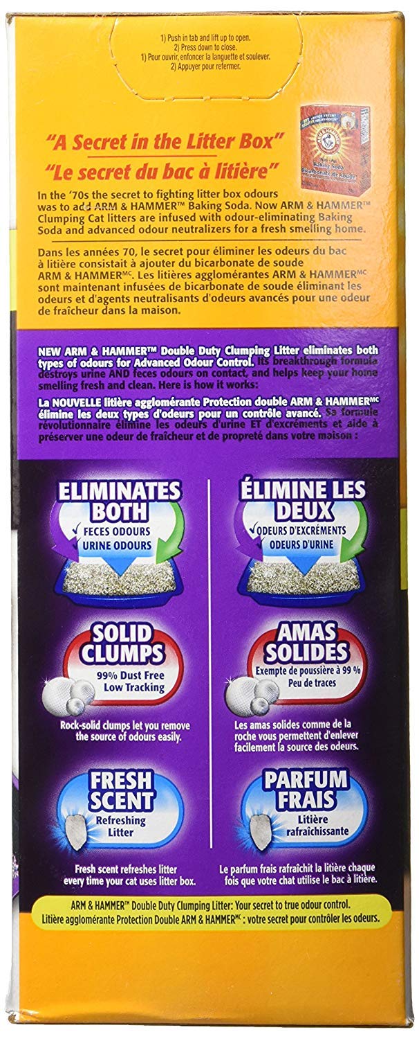 Arm & Hammer Doble Deber aglomerantes duraderos grumos firmes para limpieza rápida