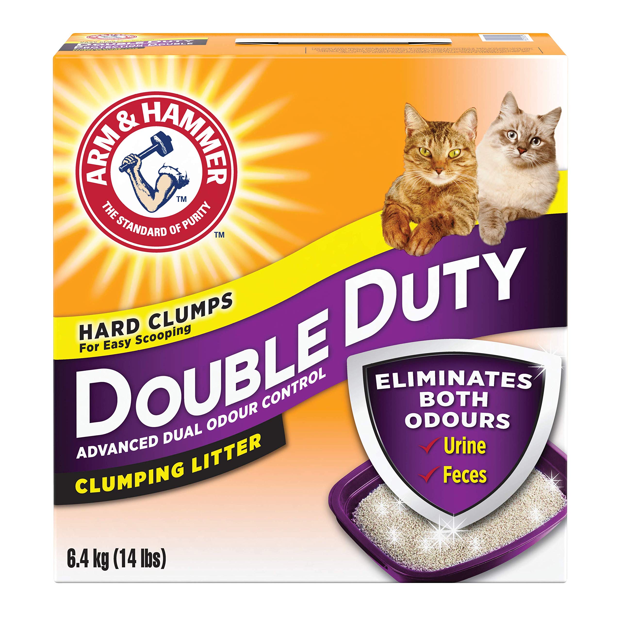 Arm & Hammer Doble Deber envase 6.4 kg práctico para dueños de gatos
