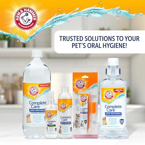 Arm & Hammer aditivo dental para perros; cuidado oral práctico para dueños ocupados.